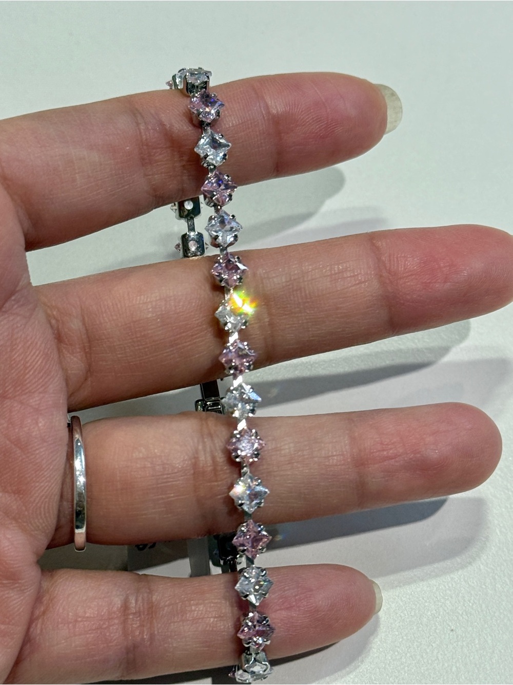 Zircon Stainless steel bracelet